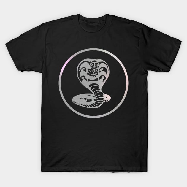 Cobra Logo Silver T-Shirt by deanbeckton